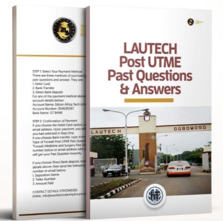 LAUTECH Post UTME questions and answers